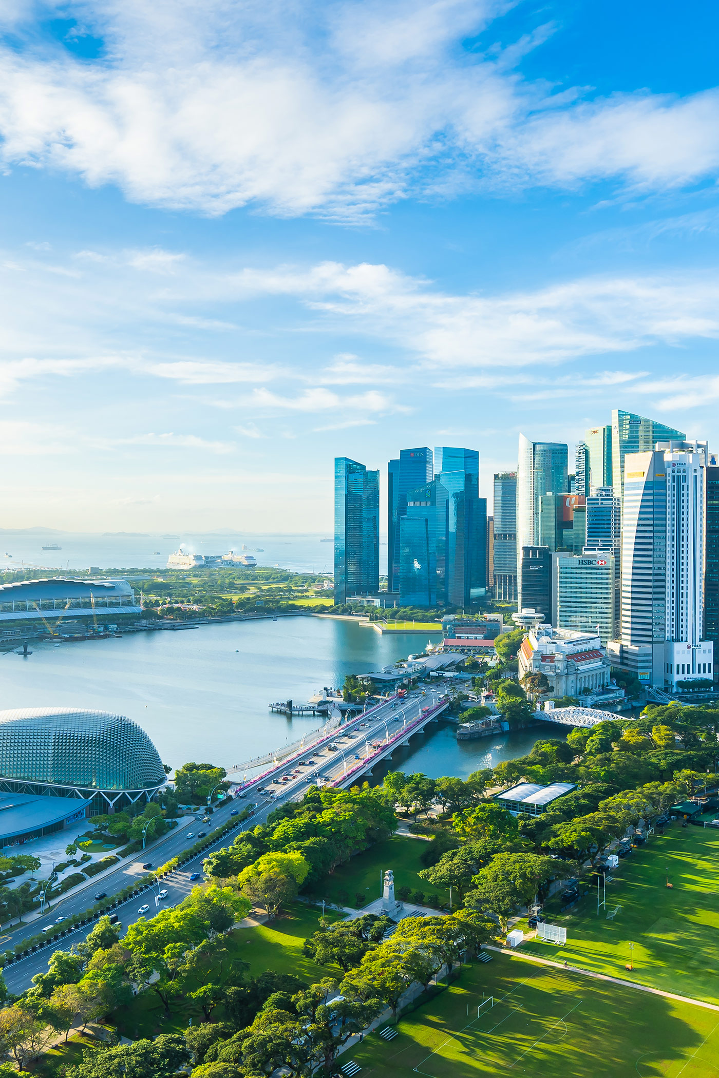 View of Singapore. Serviced Apartment Singapore