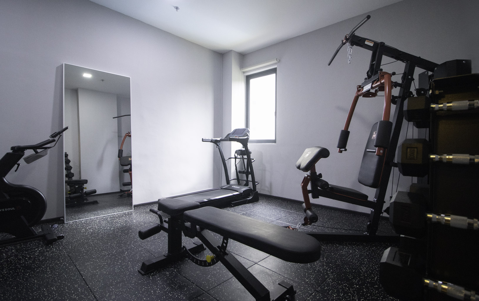 Fully Equipped Gym at Serviced Apartment in Singapore