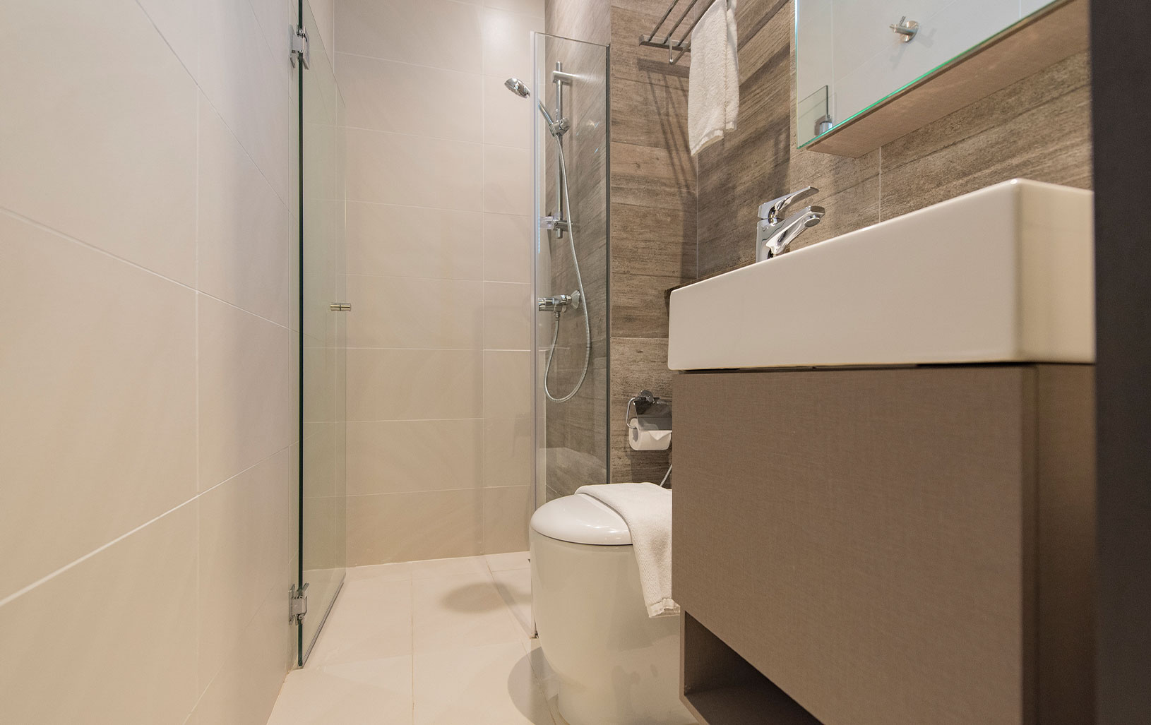 Shower Facility at Louis Kienne Serviced Apartment in Singapore