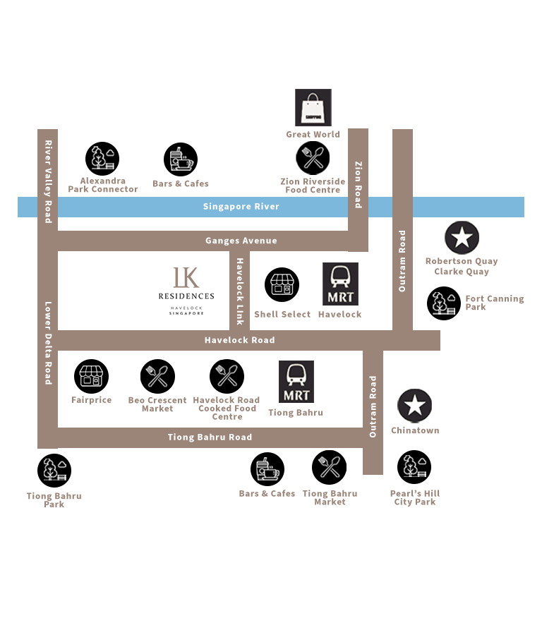 Locality Map LK Residences